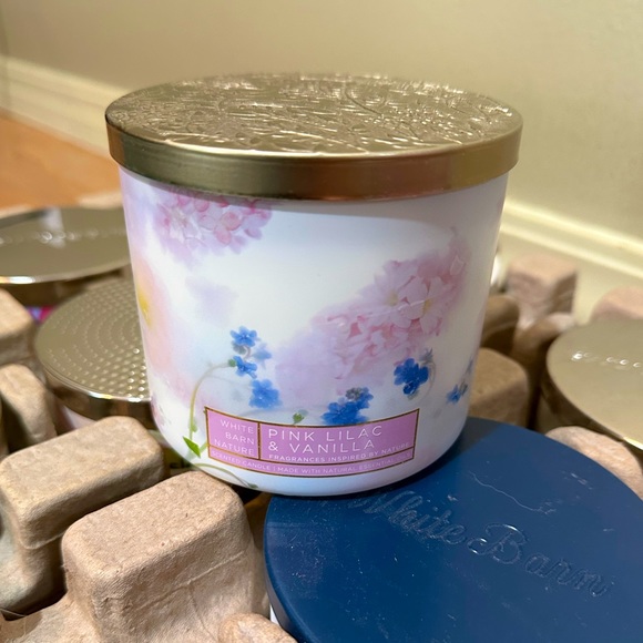 Bath & Body Works Other - NWT BBW 3 wick candle Pink Lilac & Vanilla